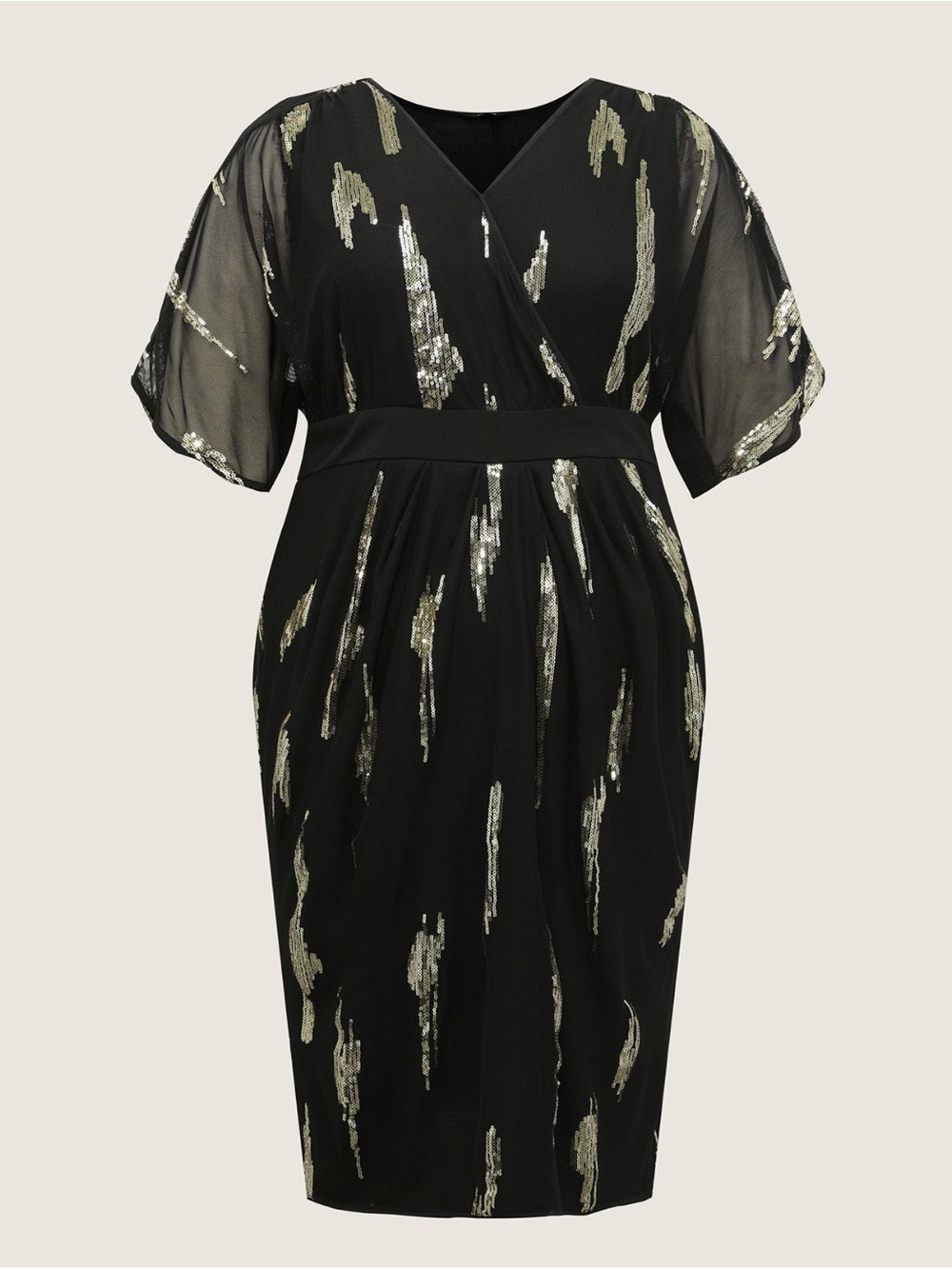 NWT - Black/gold Bloomchic Dress - Size 14/16